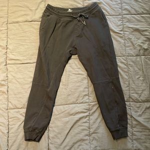 Mens Size M Jogger Sweatpants from H&M -  black